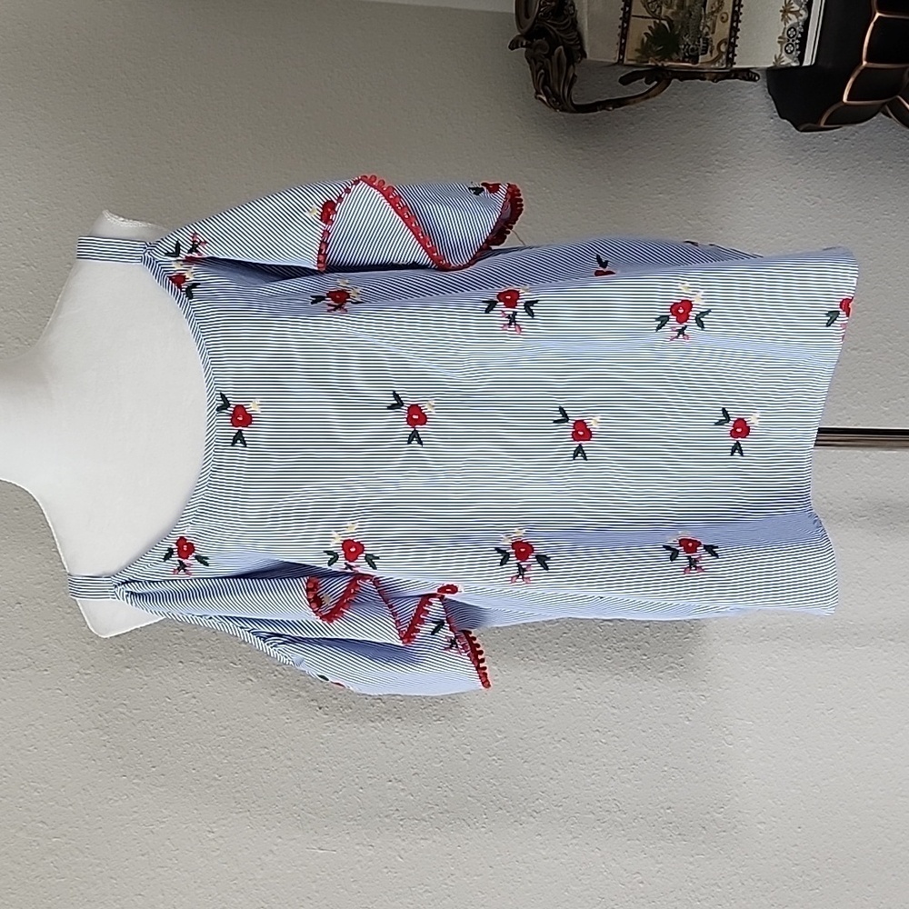 Grand & Greene Embroidered Blouse